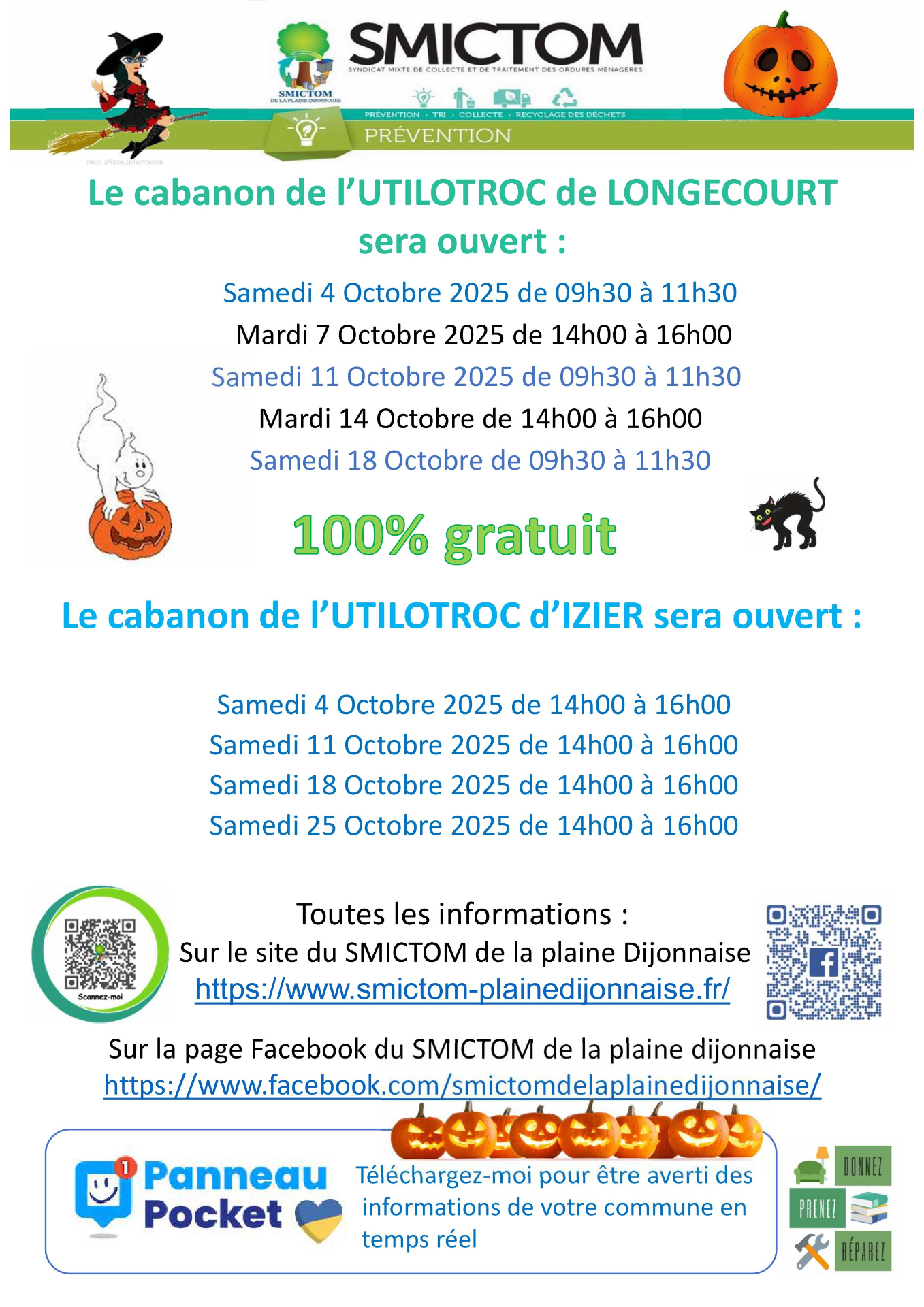 Dates Octobre 2025